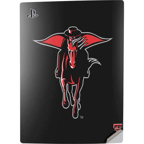Texas Tech University Red Raiders Logo PS5 Digital Edition Console Skin